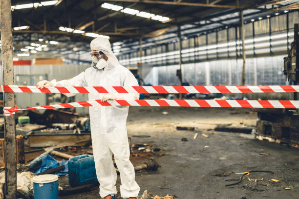 Professional Crime Scene Cleanup technician working in Roslyn, NY